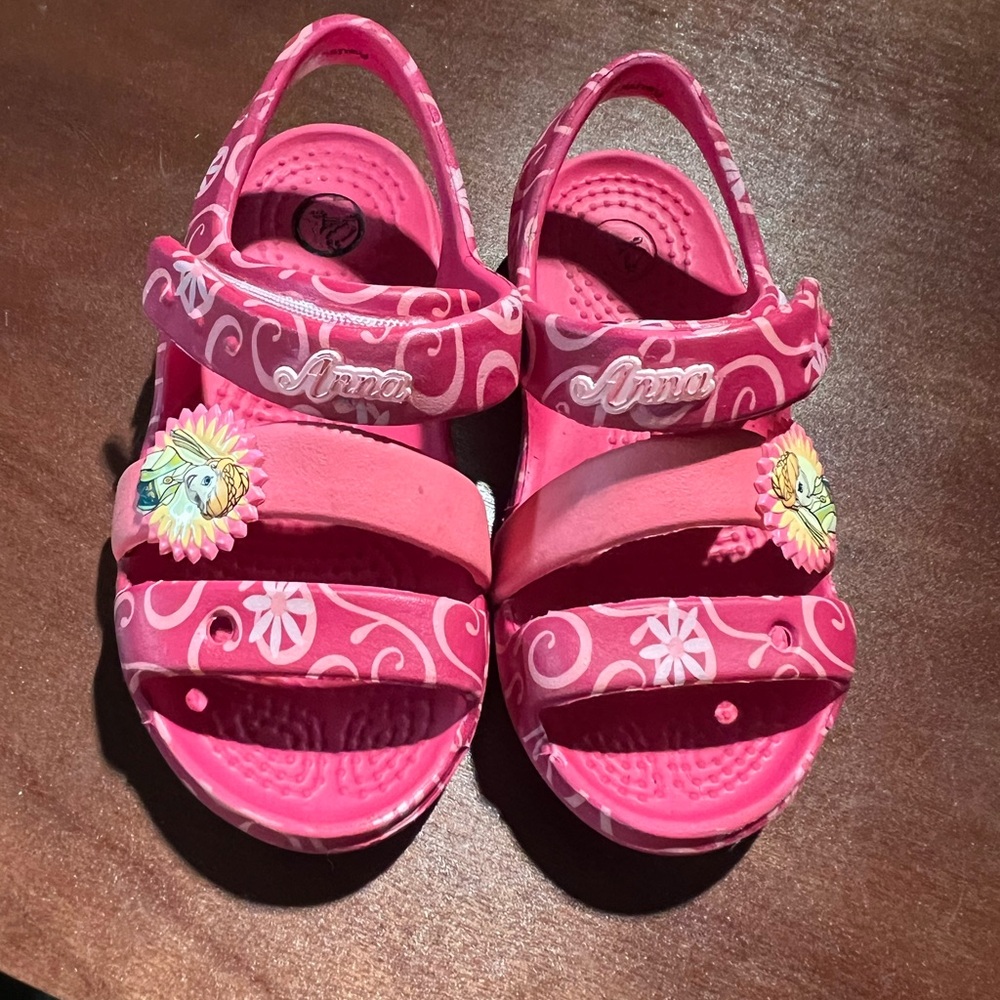 Frozen Anna Crocs child size 8/toddler